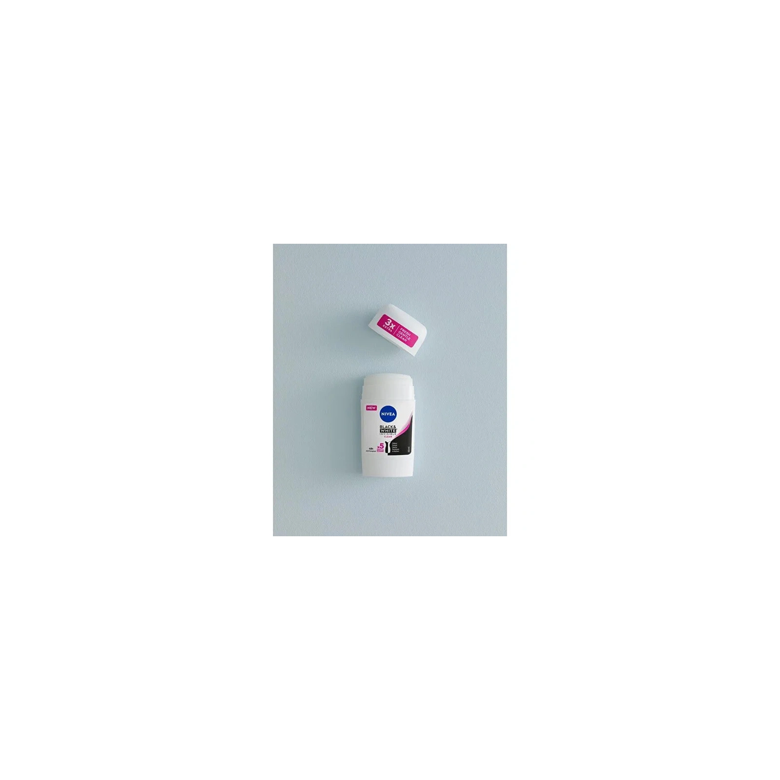 NIVEA Black & White Invisible antyperspirant w sztyfcie Clear 50ml