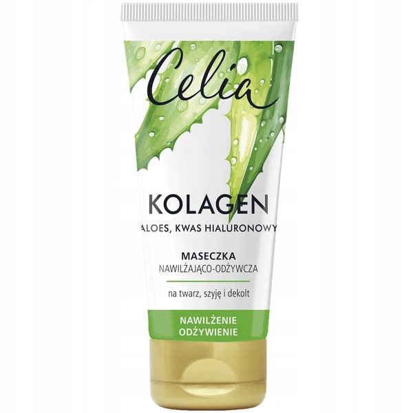 CELIA Kolagen maseczka do twarzy nawilżająco-odżywcza Aloes 60ml