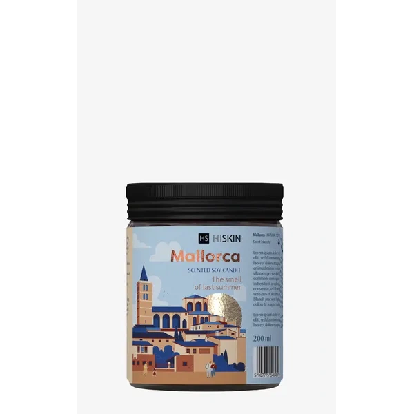 HISKIN Bon Voyage świeca sojowa zapachowa Mallorca 100ml 