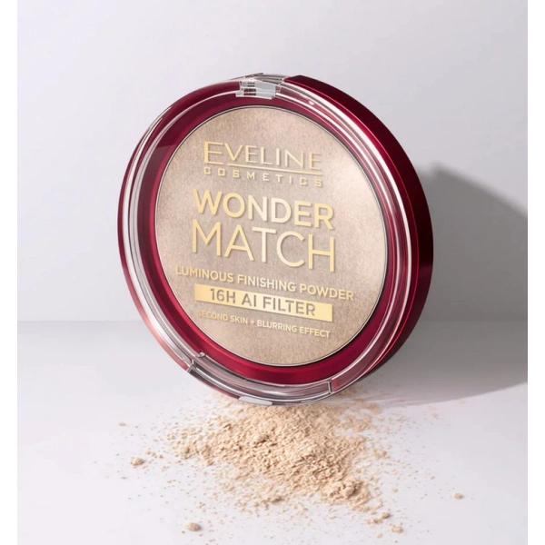 EVELINE Wonder Match satynowy puder do twarzy wykończeniowy 7g