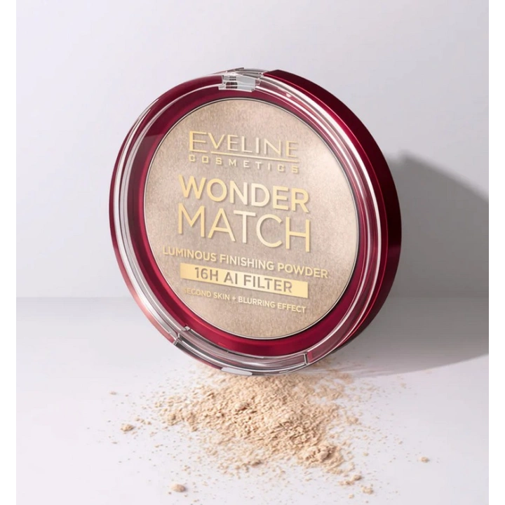 EVELINE Wonder Match satynowy puder do twarzy wykończeniowy 7g