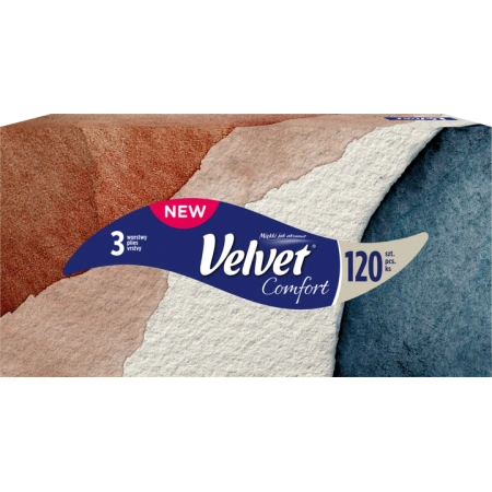 VELVET Comfort chusteczki higieniczne uniwersalne 120szt