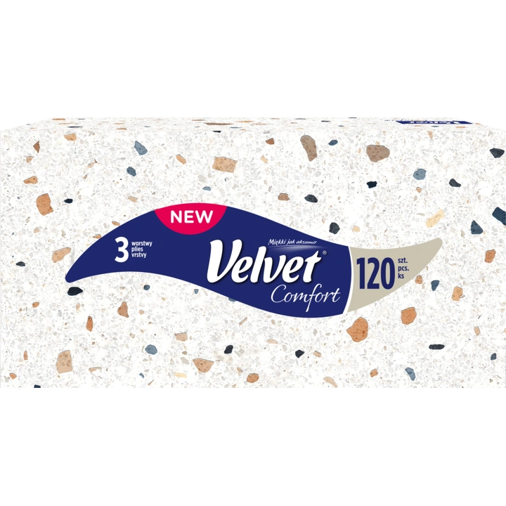 VELVET Comfort chusteczki higieniczne uniwersalne 120szt