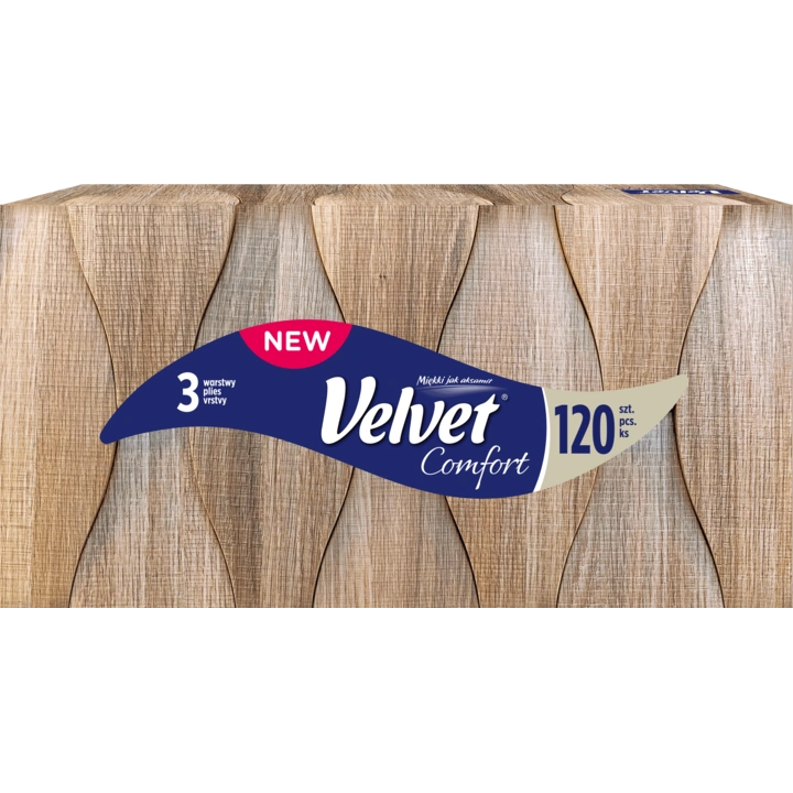 VELVET Comfort chusteczki higieniczne uniwersalne 120szt