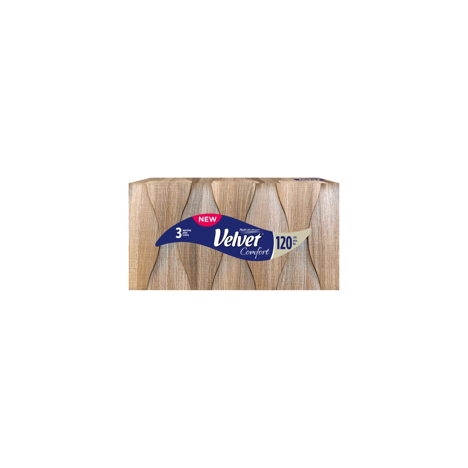 VELVET Comfort chusteczki higieniczne uniwersalne 120szt
