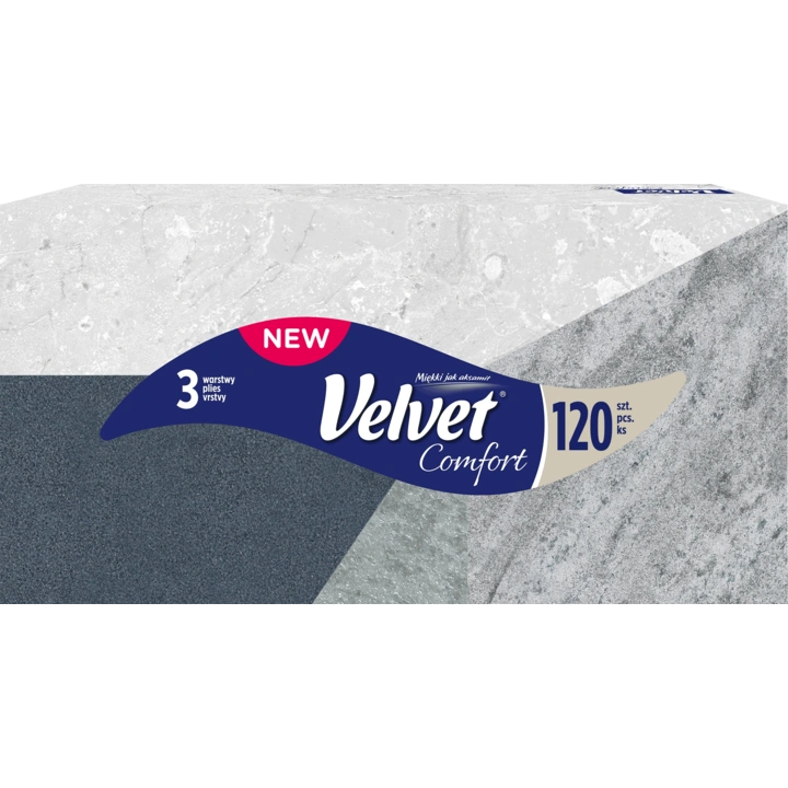 VELVET Comfort chusteczki higieniczne uniwersalne 120szt