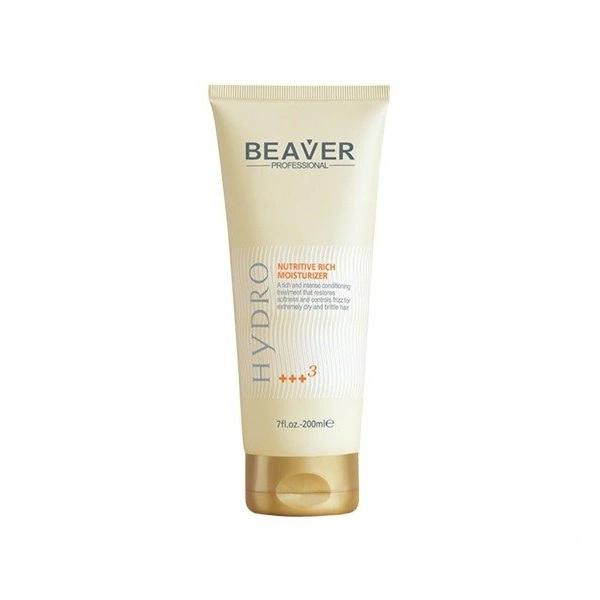 BEAVER Hydro Nutritive mleczko wygładzające do włosów 200ml