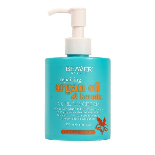 BEAVER Argan Oil krem do włosów kręconych 250ml