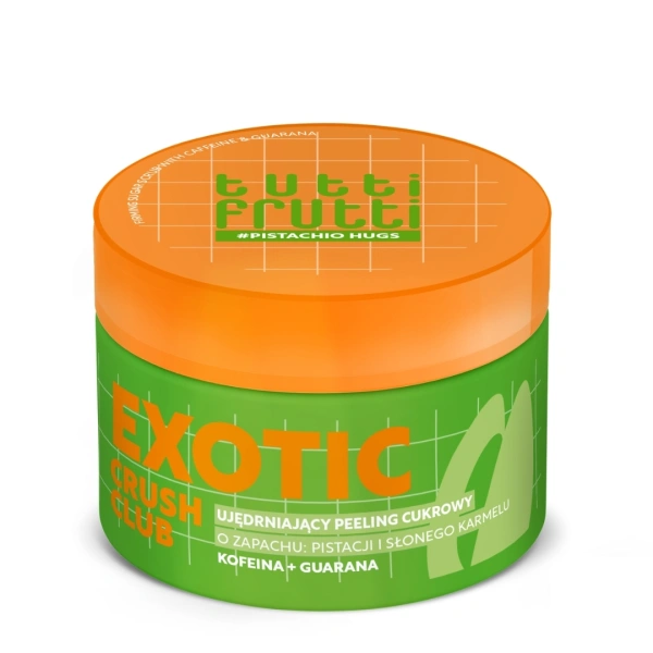 FARMONA Tutti Frutti Exotic Crush Club ujędrniający peeling cukrowy Pistacja i Słony Karmel 250ml