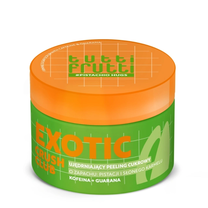 FARMONA Tutti Frutti Exotic Crush Club ujędrniający peeling cukrowy Pistacja i Słony Karmel 250ml