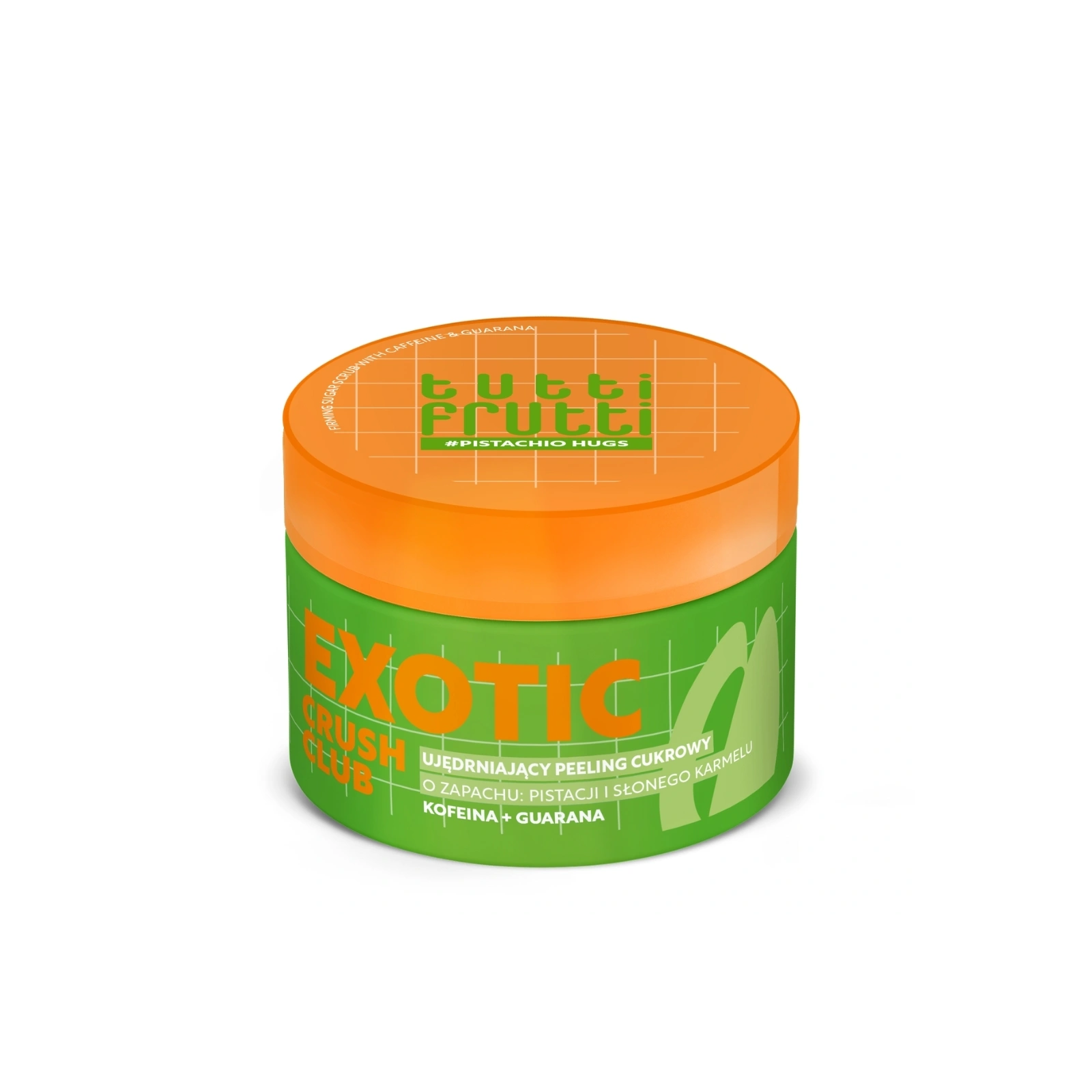 FARMONA Tutti Frutti Exotic Crush Club ujędrniający peeling cukrowy Pistacja i Słony Karmel 250ml