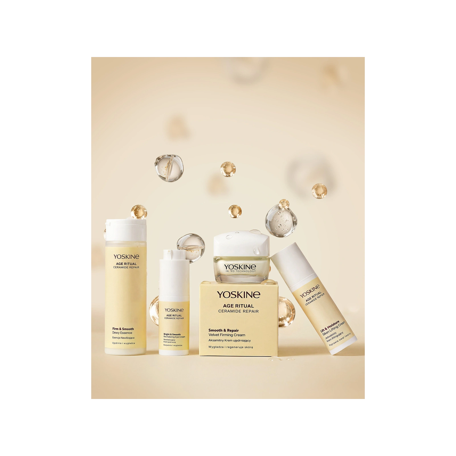 DAX Yoskine Age Ritual Ceramide Repair aksamitny krem do twarzy ujędrniający 50ml