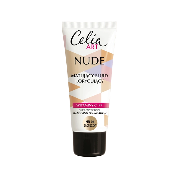 CELIA Matt Nude matujący podkład korygujący 04 Słoneczny 30ml