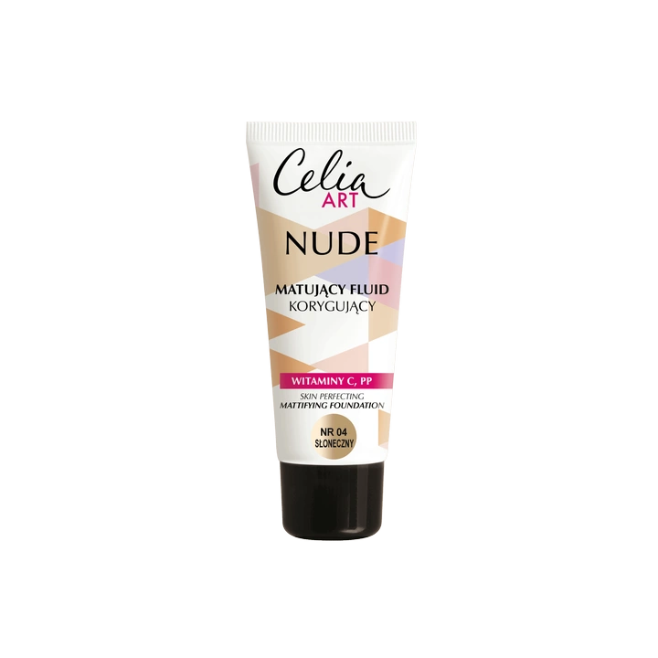 CELIA Matt Nude matujący podkład korygujący 04 Słoneczny 30ml
