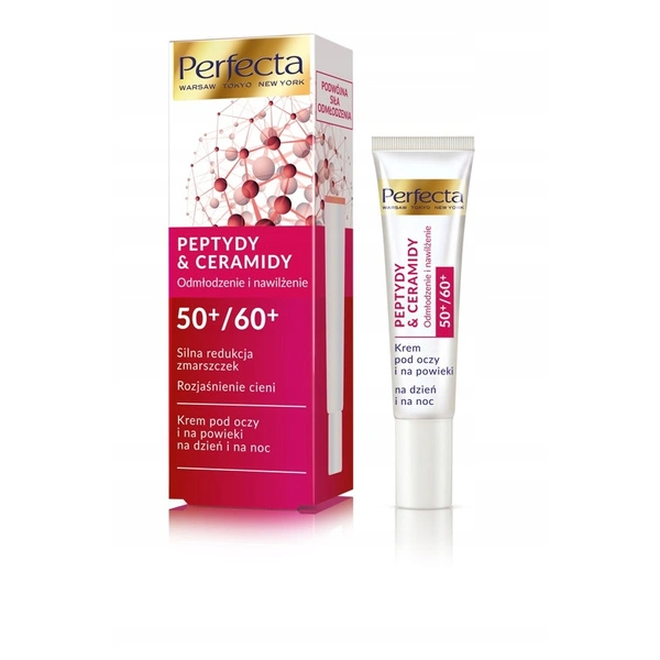 DAX PERFECTA Peptydy & Ceramidy krem pod oczy i na powieki 50+ / 60+ 15ml