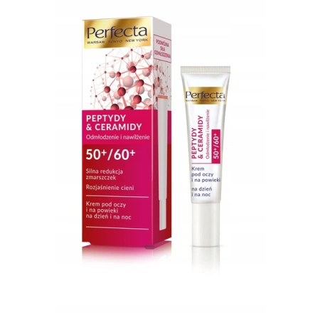 DAX PERFECTA Peptydy & Ceramidy krem pod oczy i na powieki 50+ / 60+ 15ml