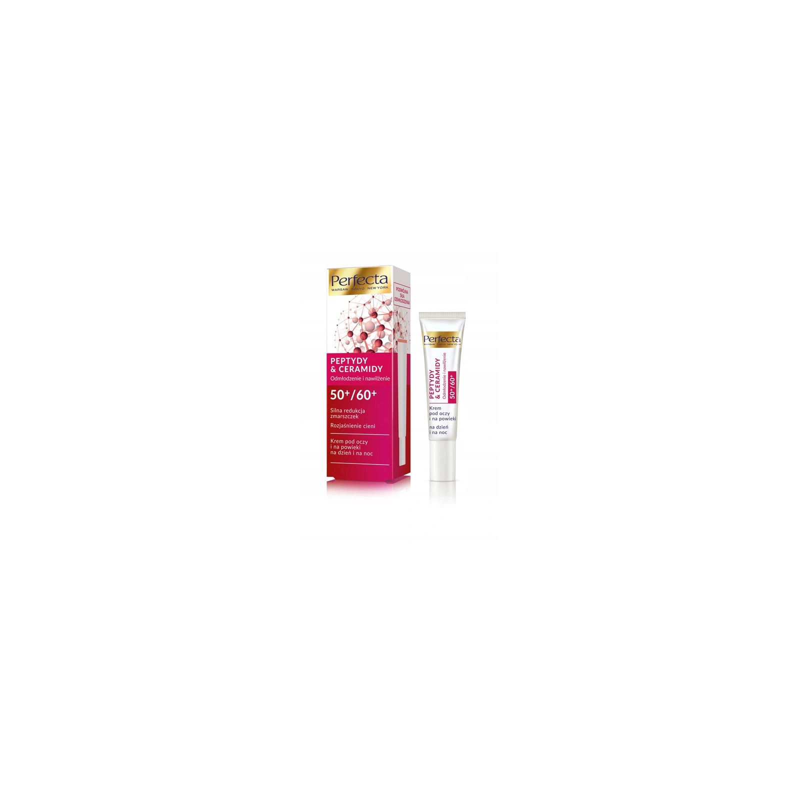DAX PERFECTA Peptydy & Ceramidy krem pod oczy i na powieki 50+ / 60+ 15ml
