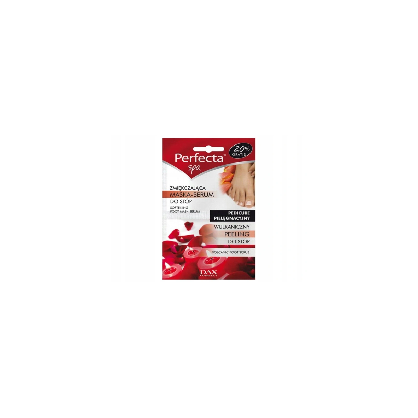 DAX Perfecta Spa Pedicure zabieg do stóp Duosaszetka 12ml
