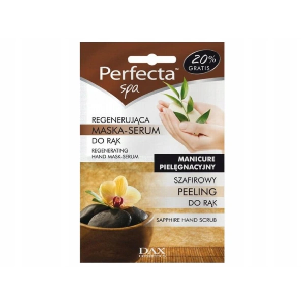 DAX Perfecta Spa Manicure peeling i maska do dłoni Duosaszetka 12ml