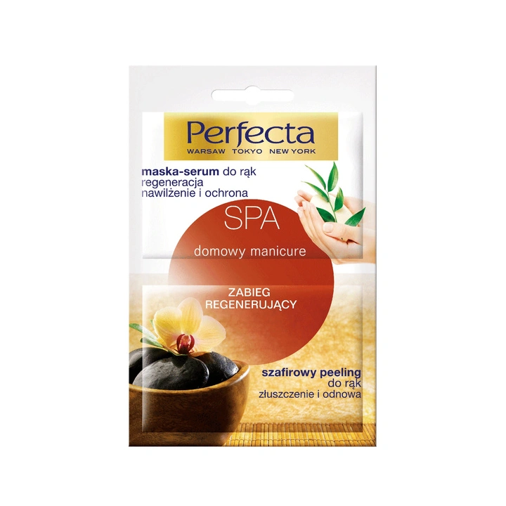 DAX Perfecta Spa Manicure peeling i maska do dłoni Duosaszetka 12ml