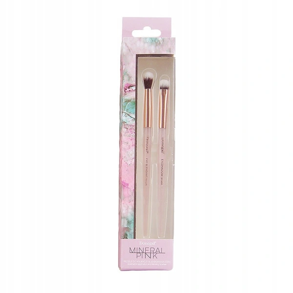 DONEGAL Mineral Pink zestaw pędzli do cieni 4293 2szt