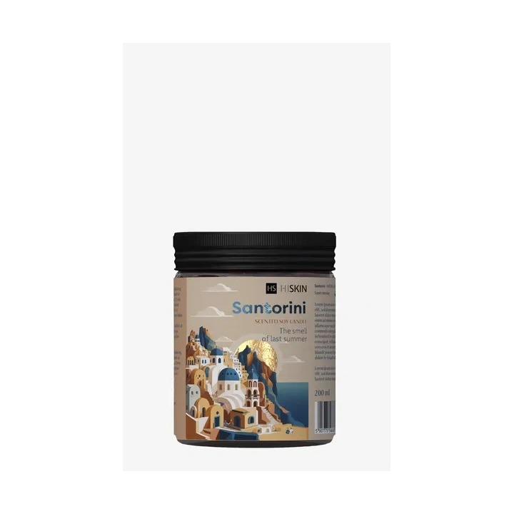 HISKIN Bon Voyage świeca sojowa zapachowa Santorini 100ml 