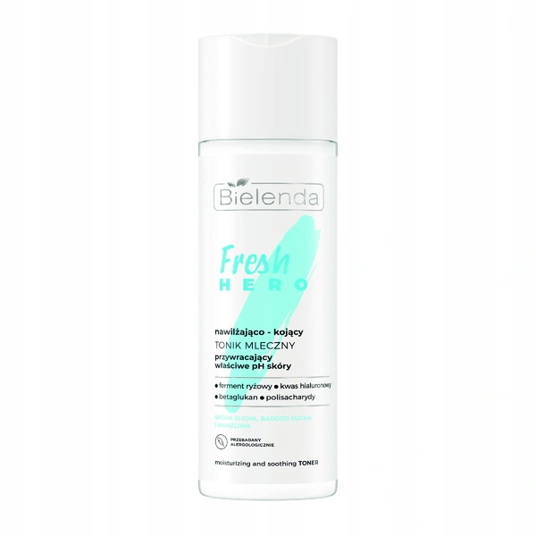 Bielenda BIELENDA Fresh Hero Milch Gesichtstonikum feuchtigkeitsspendend-beruhigend 200ml — Inhaltsstoffe und Bewertung