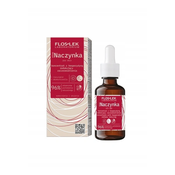 FLOSLEK Stop Naczynka koncentrat na zaczerwienienia 30ml
