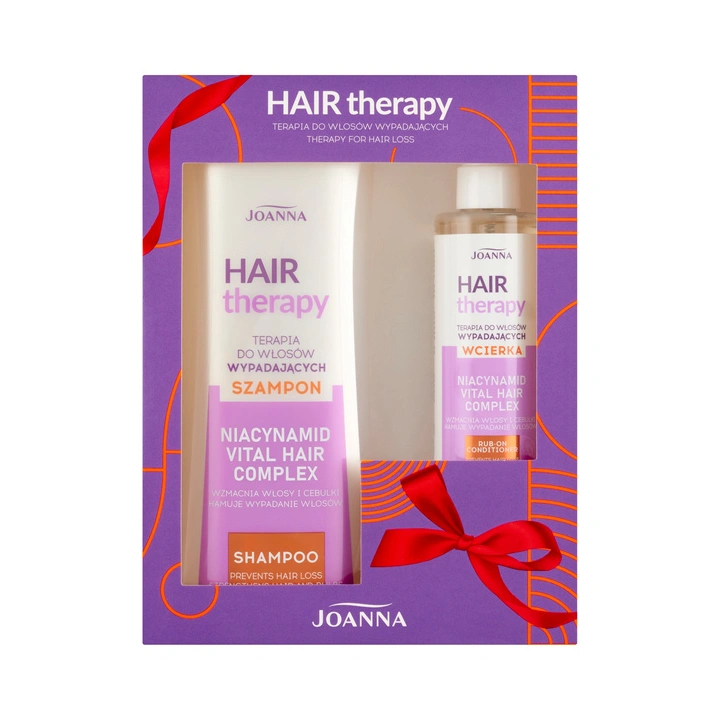 JOANNA Hair Therapy zestaw szampon + wcierka do włosów wypadających