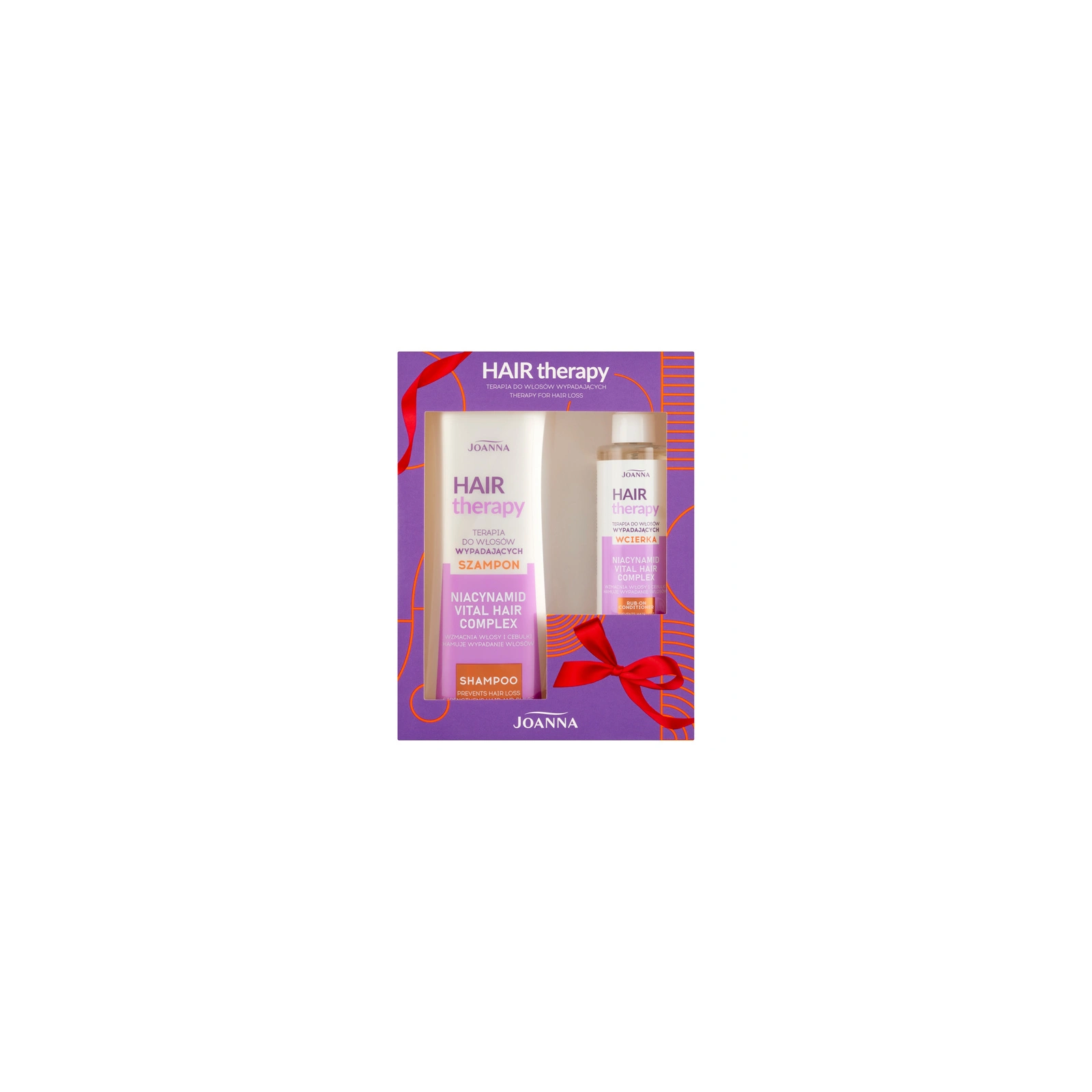 JOANNA Hair Therapy zestaw szampon + wcierka do włosów wypadających
