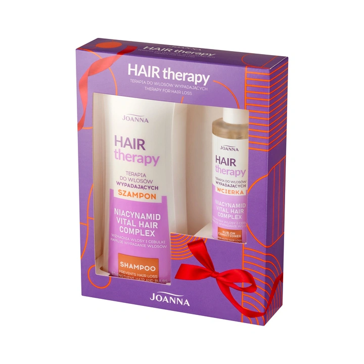 JOANNA Hair Therapy zestaw szampon + wcierka do włosów wypadających