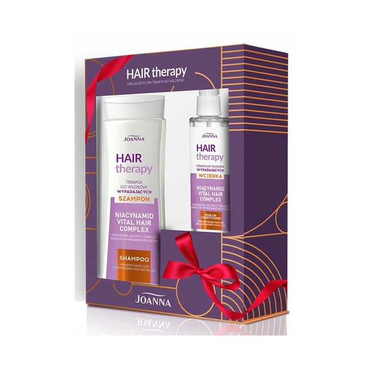 JOANNA Hair Therapy zestaw szampon + wcierka do włosów wypadających