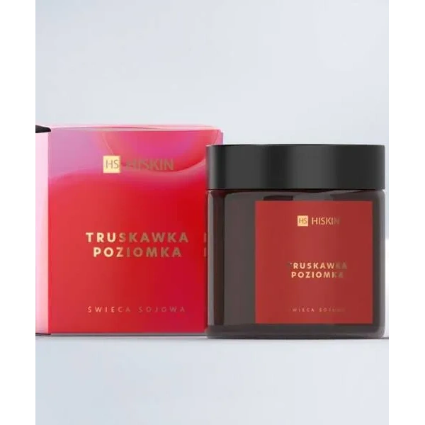HISKIN Home świeca sojowa Truskawka Poziomka 100ml 