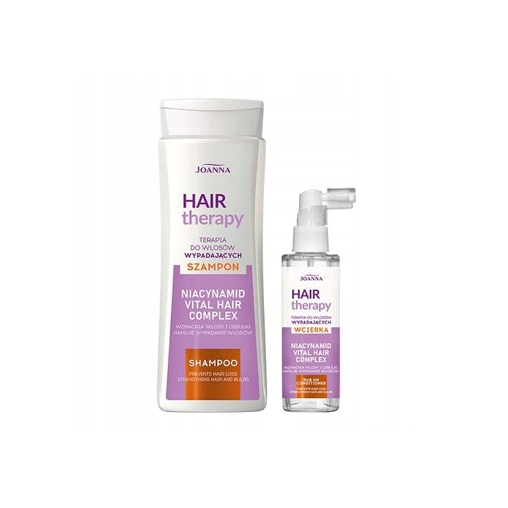 JOANNA Hair Therapy zestaw szampon + wcierka do włosów wypadających