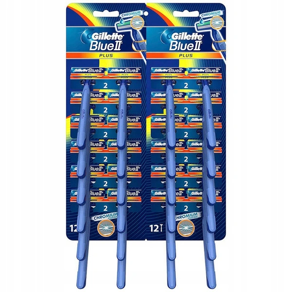 GILLETTE Blue II Plus Maszynka jednorazowa 48szt