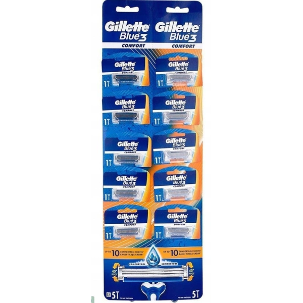 GILLETTE Blue 3 Comfort maszynka jednorazowa 10szt