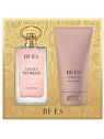 BIES Woman Golden zestaw damski [woda perfumowana 90ml + żel pod prysznic 150ml]