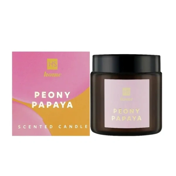 HISKIN Home świeca sojowa Peonia Papaja 100ml 
