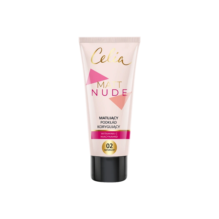CELIA Matt Nude matujący podkład korygujący 02 Naturalny 30ml