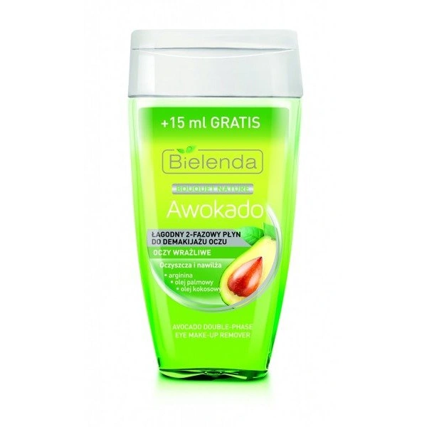 BIELENDA Awokado dwufazowy płyn do demakijażu oczu 125ml
