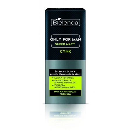 BIELENDA Only For Man Super Matt żel Nawilżający 50ml