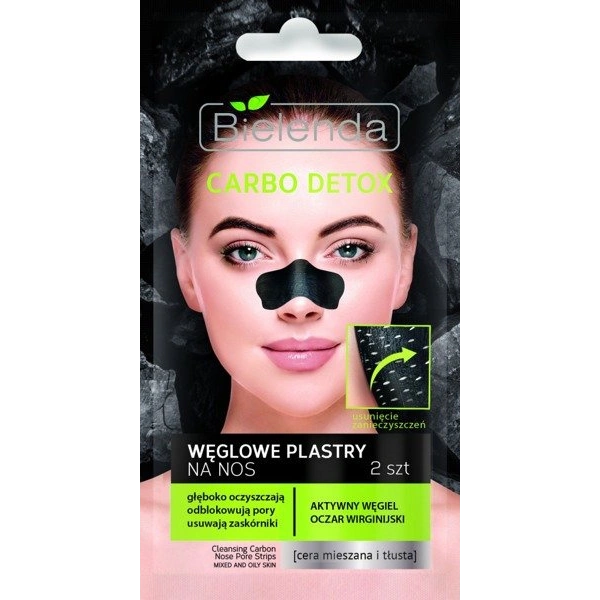 BIELENDA Carbo Detox węglowe plastry na nos 2szt
