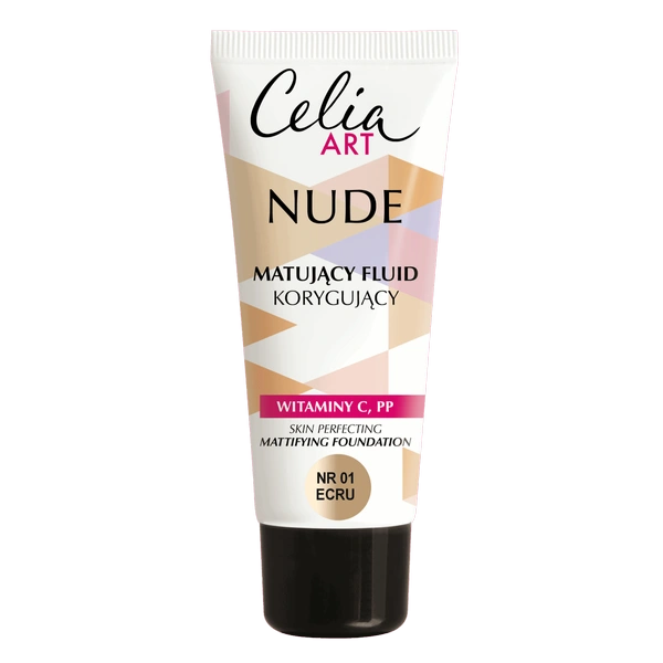 CELIA Art Nude matujący fluid korygujący 01 Ecru 30ml