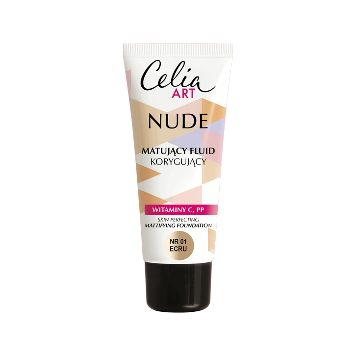 CELIA Art Nude matujący fluid korygujący 01 Ecru 30ml