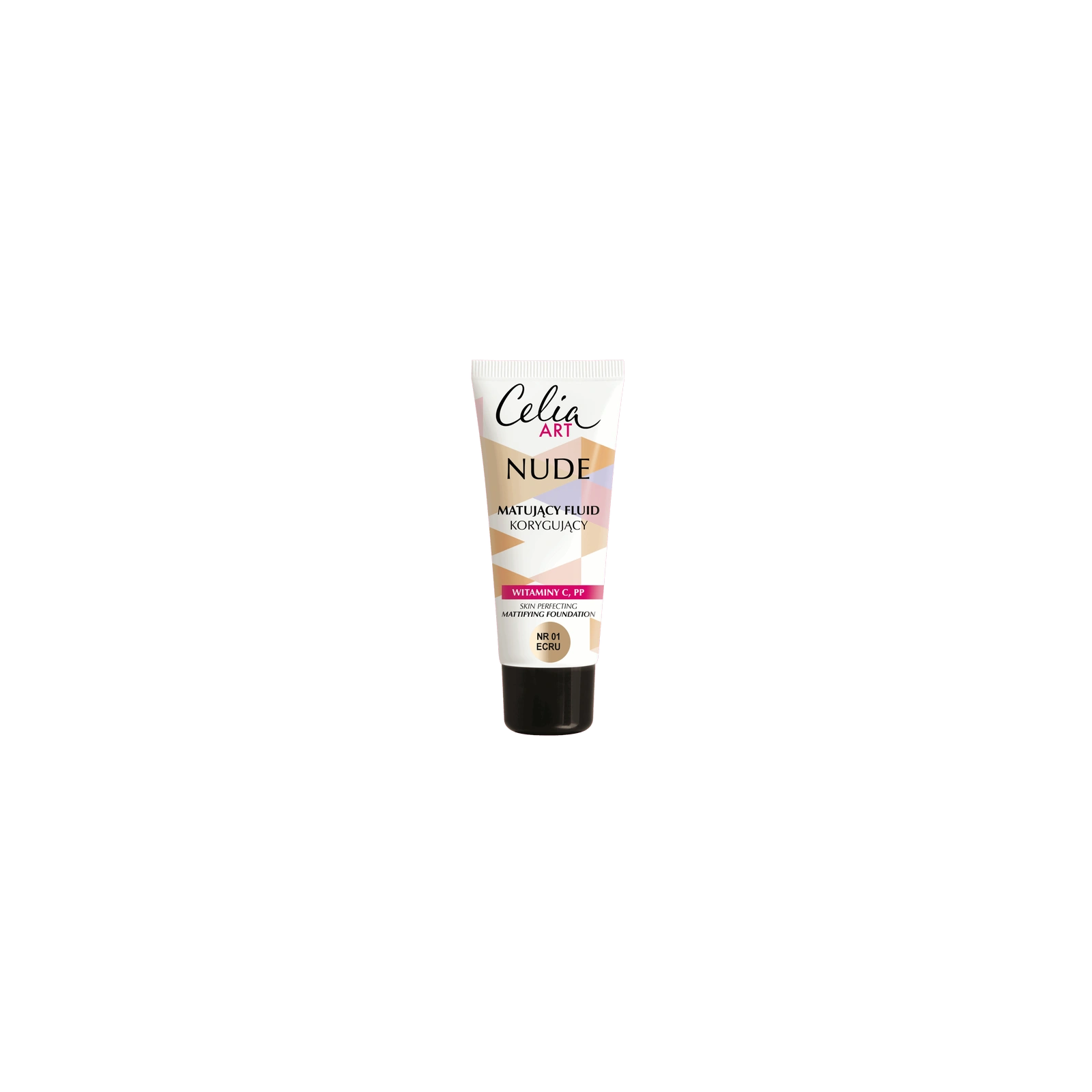 CELIA Art Nude matujący fluid korygujący 01 Ecru 30ml