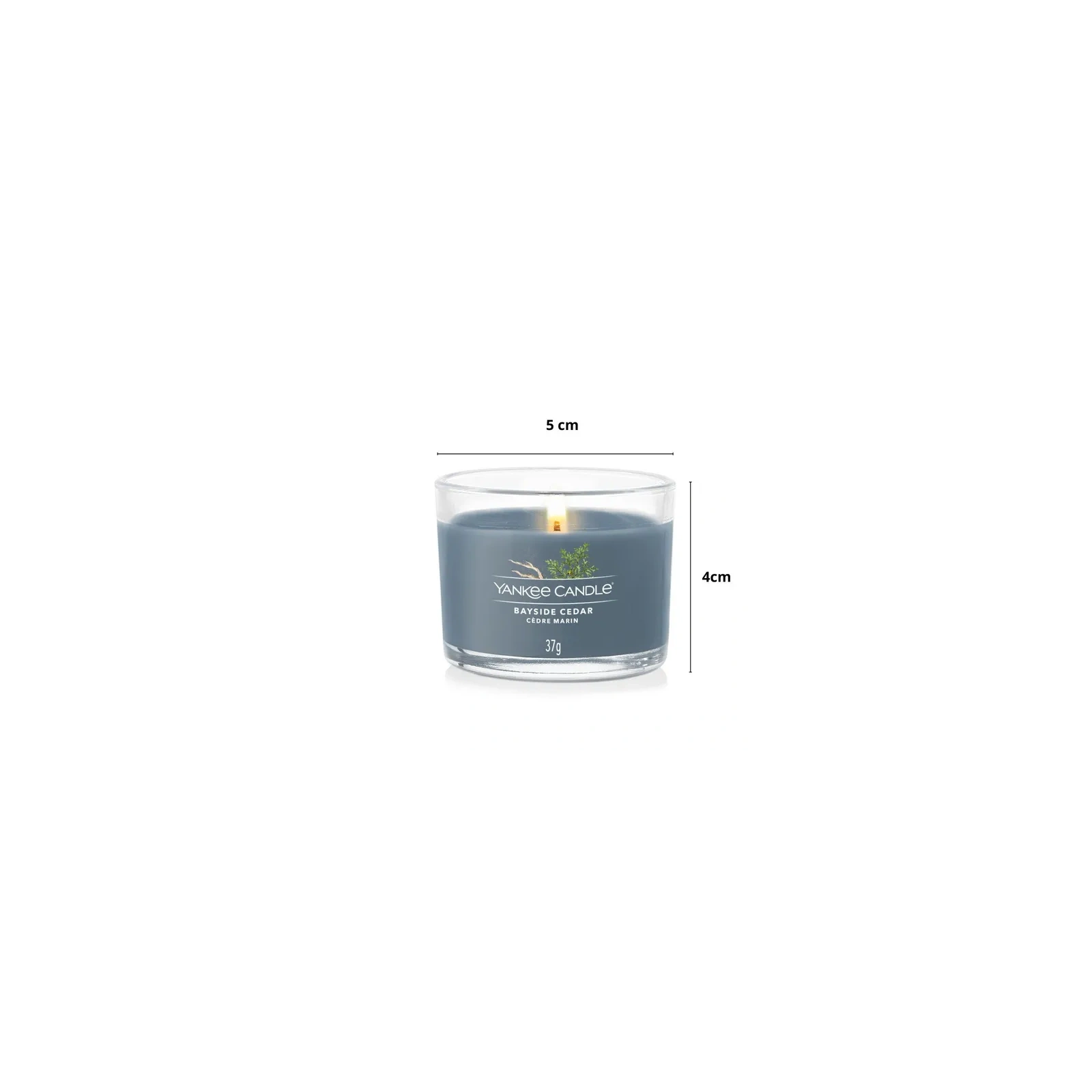 YANKEE CANDLE Signature Mini świeca w słoiku BAYSIDE CEDAR 37g