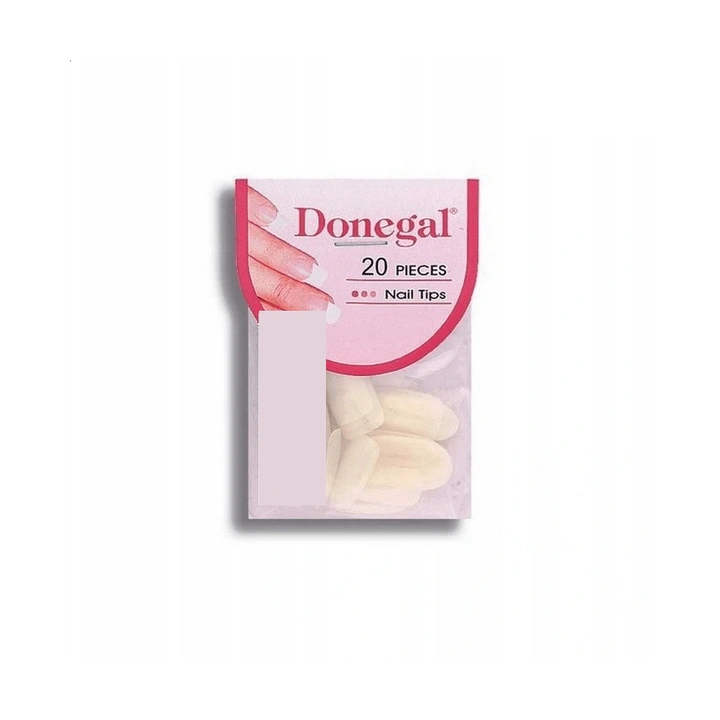 DONEGAL Sztuczne paznokcie bez kleju 20szt