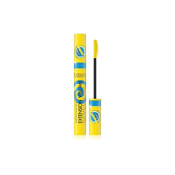 EVELINE 4D Extension Volume mascara Zółta Black 10ml