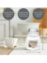 YANKEE CANDLE Home Inspiration Średnia świeca w słoiku WHITE LINEN & LACE 340g