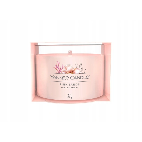 YANKEE CANDLE Signature Mini świeca w słoiku PINK SANDS 37g